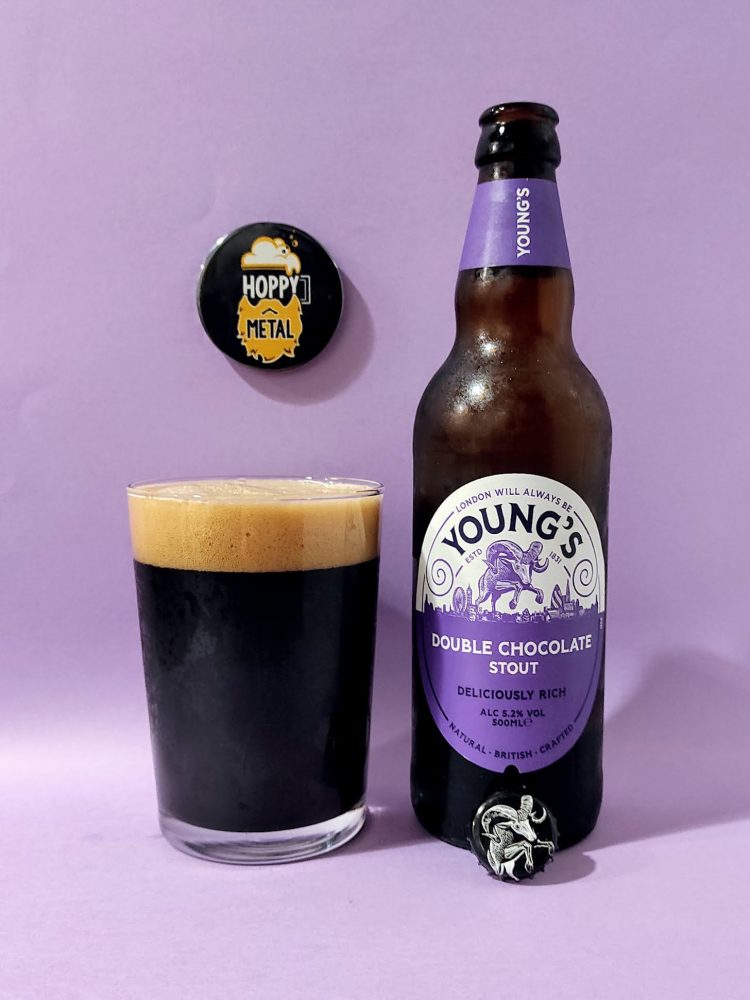hoppymetal young's double chocolate stout reseña